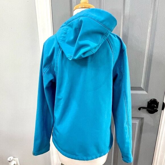 Double Diamond Softshell Fleece Jacket. Sky Blue. Size small. - Picture 3 of 11
